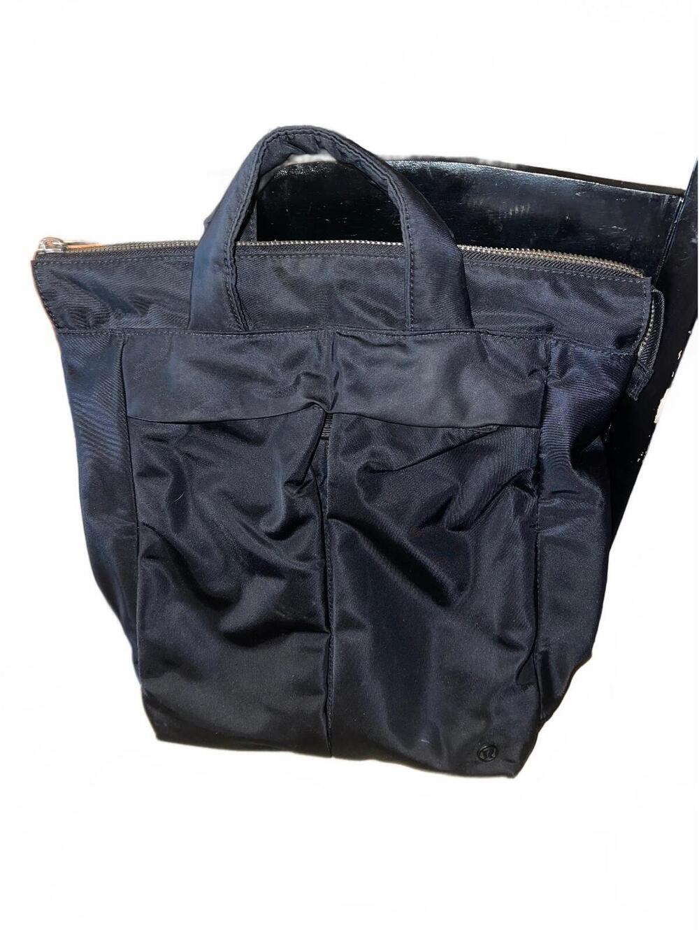 Lululemon Black Nylon Backpack City Adventurer Tote 24L